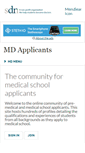 Mobile Screenshot of mdapplicants.com